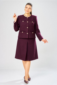 Жакет, юбка Bonna Image 1029/ фиолетовый - фото 5