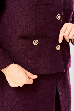Жакет, юбка Bonna Image 1029/ фиолетовый - фото 4