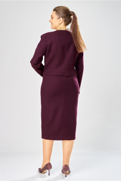 Жакет, юбка Bonna Image 1031/3 фиолетовый - фото 5