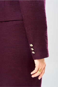 Жакет, юбка Bonna Image 1031/3 фиолетовый - фото 4