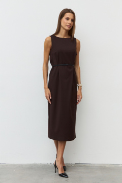 Платье Luitui R1094 коричневый - фото 3