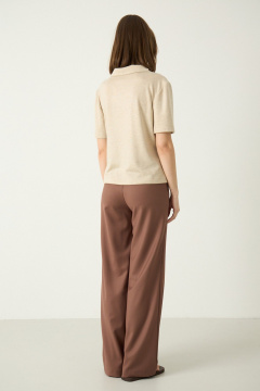 Брюки Luitui R2062 какао - фото 4