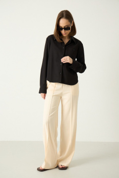 Блуза Luitui R5059 черный - фото 2