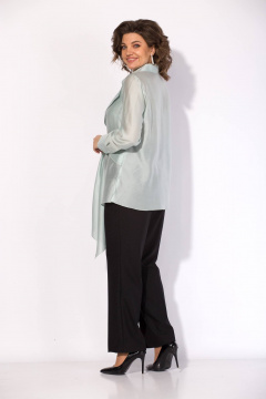 Блуза, брюки Liliana 1520БрПн мятный - фото 3