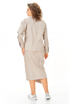 Жакет, юбка VI ORO VR-1245 бежевый - фото 4