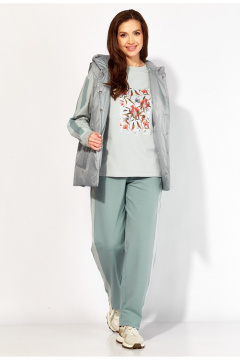 Брюки, жилет, свитшот TAiER 1422 мята - фото 3