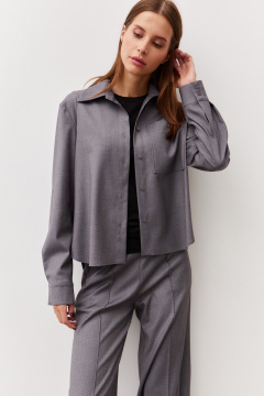 Блуза Luitui R5059 серый - фото 5