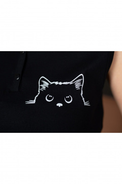 Майка, шорты Купалинка 45000G.158-164 к.черный,набивка - фото 3