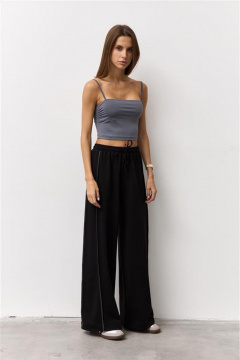 Брюки Luitui R2077 черный - фото 4