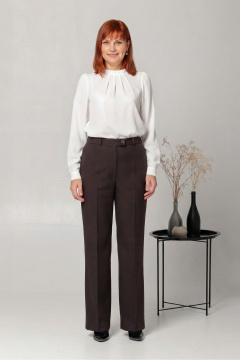 Брюки Соджи 696 коричневый_шоколад - фото 1
