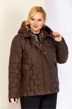 Куртка Shetti 2210 шоколад - фото 4