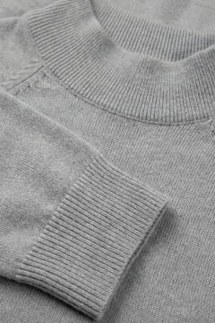 Демисезонный серый свитер прямого силуэта реглан Полесье С3316-15 5С1754-Д43 158,164 ангора - фото 5