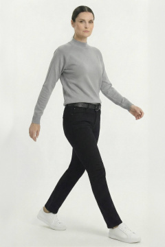 Демисезонный серый свитер прямого силуэта реглан Полесье С3316-15 5С1754-Д43 158,164 ангора - фото 3