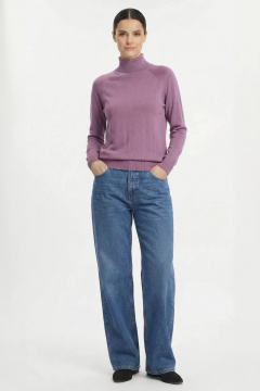 Демисезонный вязаный свитер прямого силуэта реглан Полесье С3316-15 5С1754-Д43 170,176 клеверная_дымка - фото 2