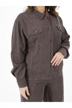 Брюки, жакет Пинск-Стиль 285 коричнево-фиолетовый - фото 5