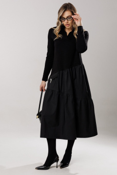 Платье Ларс Стиль 1204/1 черный - фото 1
