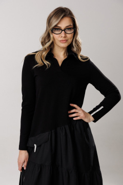 Платье Ларс Стиль 1204/1 черный - фото 4