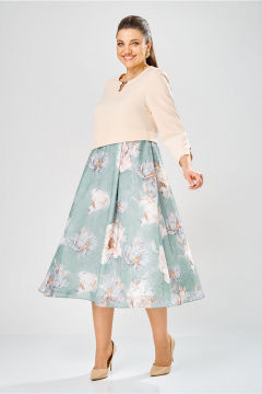 Платье Bonna Image 954-1/4 бежевый - фото 5