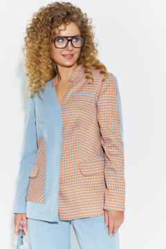 Брюки, жакет Euromoda 699 голубой - фото 3