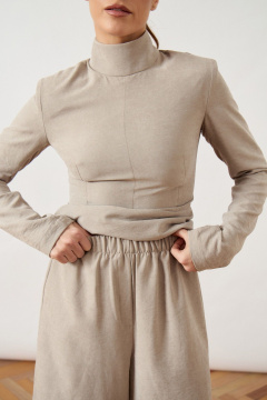 Брюки ATTIKA A3498_брюки_бежевый - фото 4