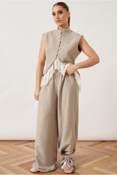 Брюки ATTIKA A3498_брюки_бежевый - фото 3