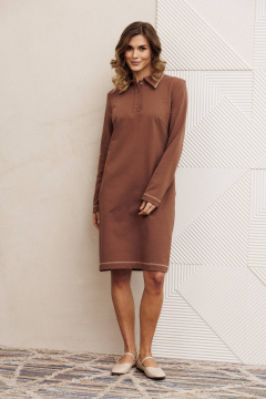 Платье Gizart 5422/1 мокко мусс - фото 3