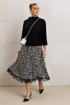 Блуза, юбка Anastasia 1320 черный - фото 5