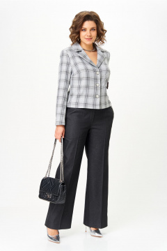 Брюки, жакет Aira Style 24246 серый - фото 1