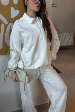 Брюки DNM 049 молочный - фото 3