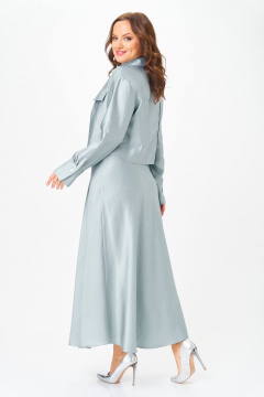 Жакет, юбка Karina deLux M-1412 голубой - фото 4