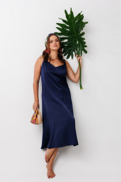 Жакет, платье Mubliz 332 синий+бежевый - фото 5