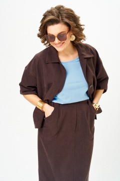 Блуза, жакет, юбка Орхидея 1659 - фото 5