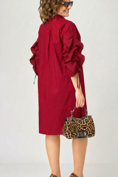Платье EVA GRANT 7102 красный - фото 4