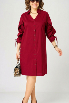 Платье EVA GRANT 7102 красный - фото 3