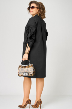 Платье EVA GRANT 7102 черный - фото 3