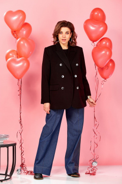 Пиджак AVA fashion М-177 черный - фото 2