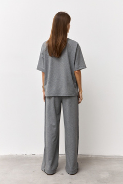 Джемпер Luitui R5076 серый - фото 3