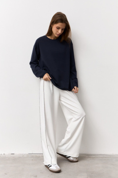 Джемпер Luitui R5077 темно-синий - фото 3