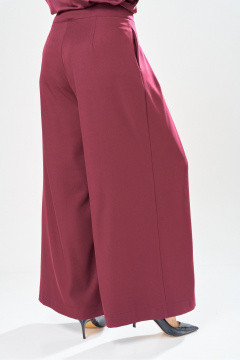 Брюки, жакет, топ Диомант 2149 бордо - фото 5