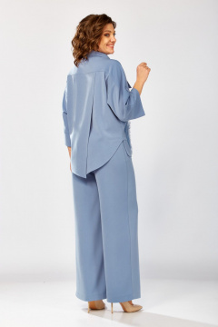 Блуза, брюки ZigzagStyle 559-2 светло-голубой - фото 4
