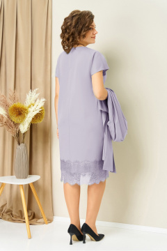 Жакет, платье VOLNA 1459 сирень - фото 5