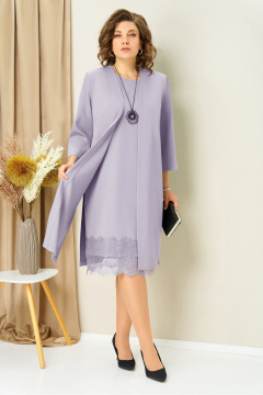 Жакет, платье VOLNA 1459 сирень - фото 1