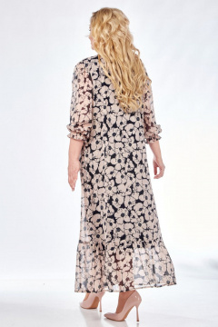 Платье СиБон 0327-в бежевый - фото 3