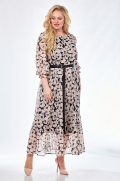 Платье СиБон 0327-в бежевый - фото 1