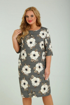 Платье СиБон 0120 серый - фото 2