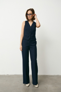 Брюки, жилет Luitui R4068 темно-синий - фото 2