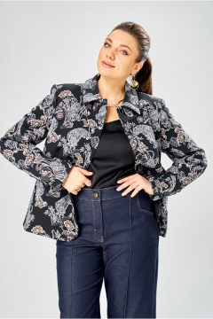 Бомбер Bonna Image 1026/1 синий - фото 2