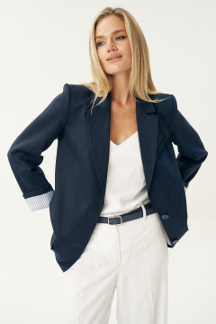 Жакет Urs 25-527-1 синий - фото 5