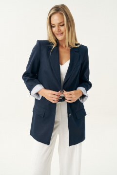 Жакет Urs 25-527-1 синий - фото 3