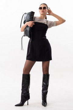 Платье SILVERSPICE S-5641 черный - фото 2